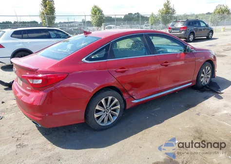 2017 Hyundai Sonata Sport из США, поврежденный, VIN 5NPE34AF1HH524439
